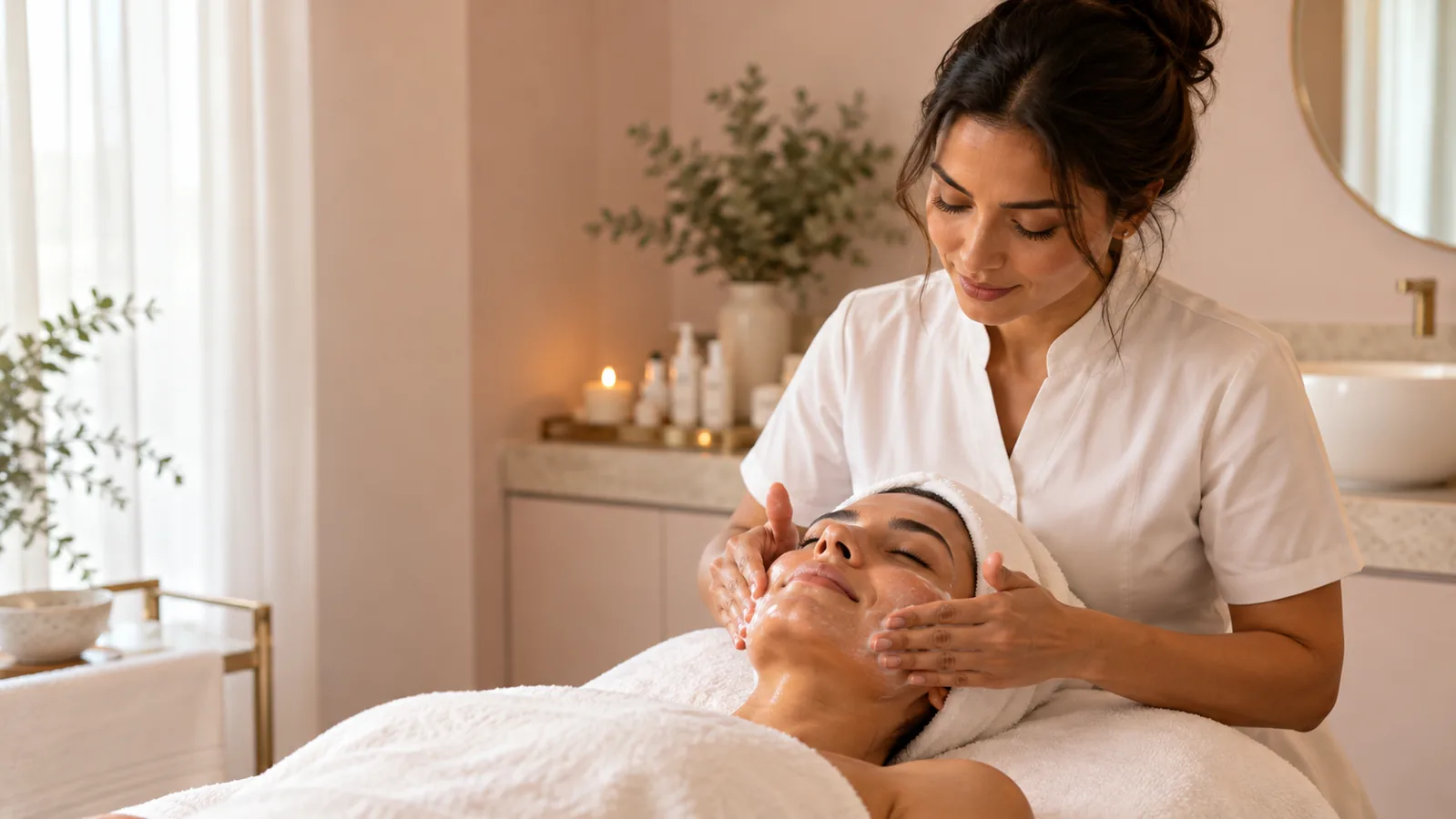 Prévia do site demonstrativo de Estética